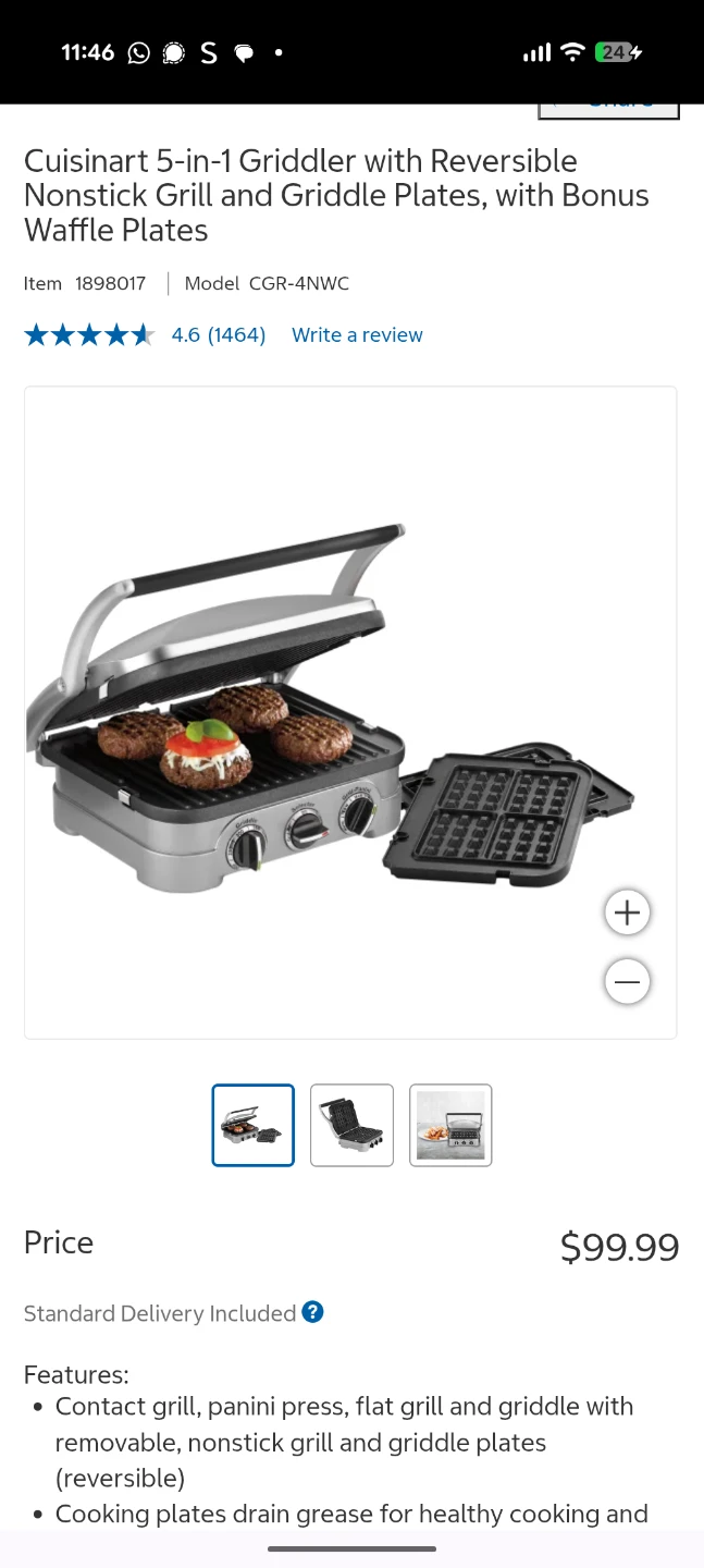 Cuisinart Griddler Grill