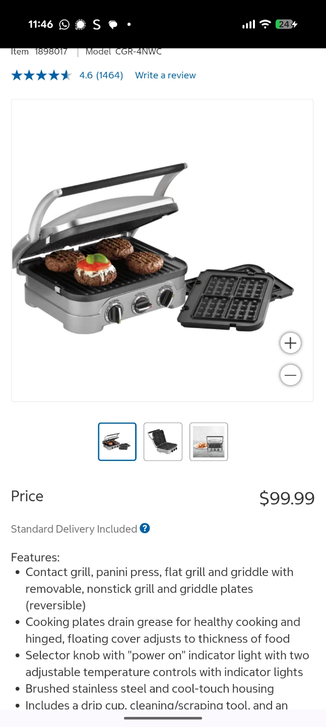 Cuisinart Griddler Grill - photo 2