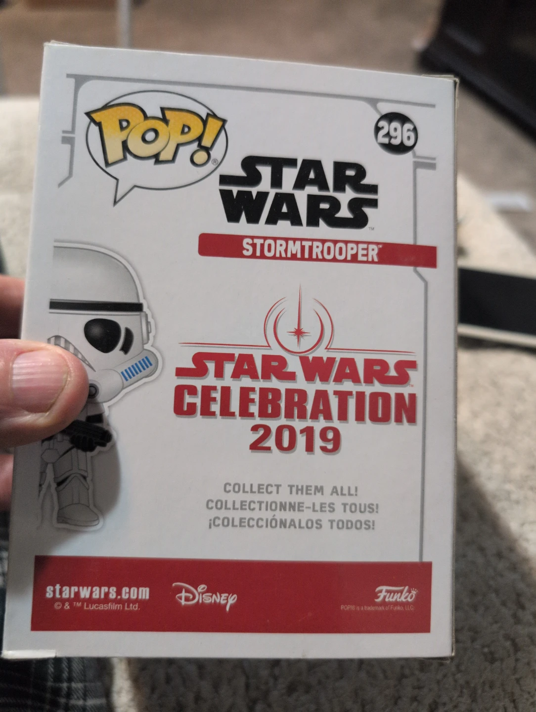 Funko Pop! Star Wars Stormtrooper 296 Galactic Exclusive - photo 2