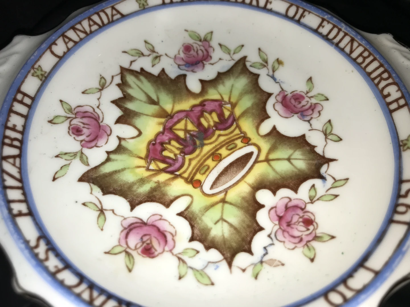 Paragon Fine Bone China Plate - Princess Elizabeth Canada 1951