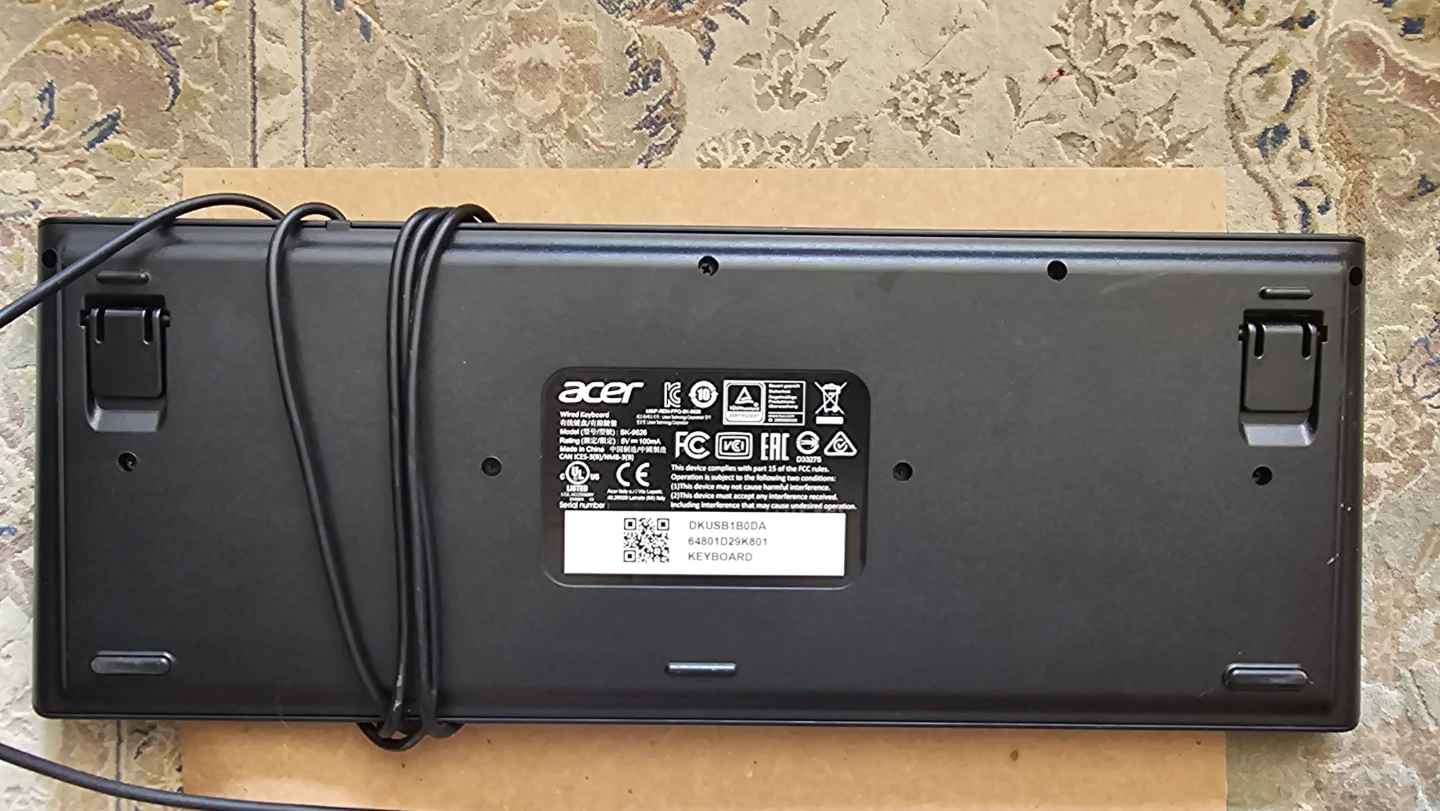 Acer Wired Keyboard - photo 2