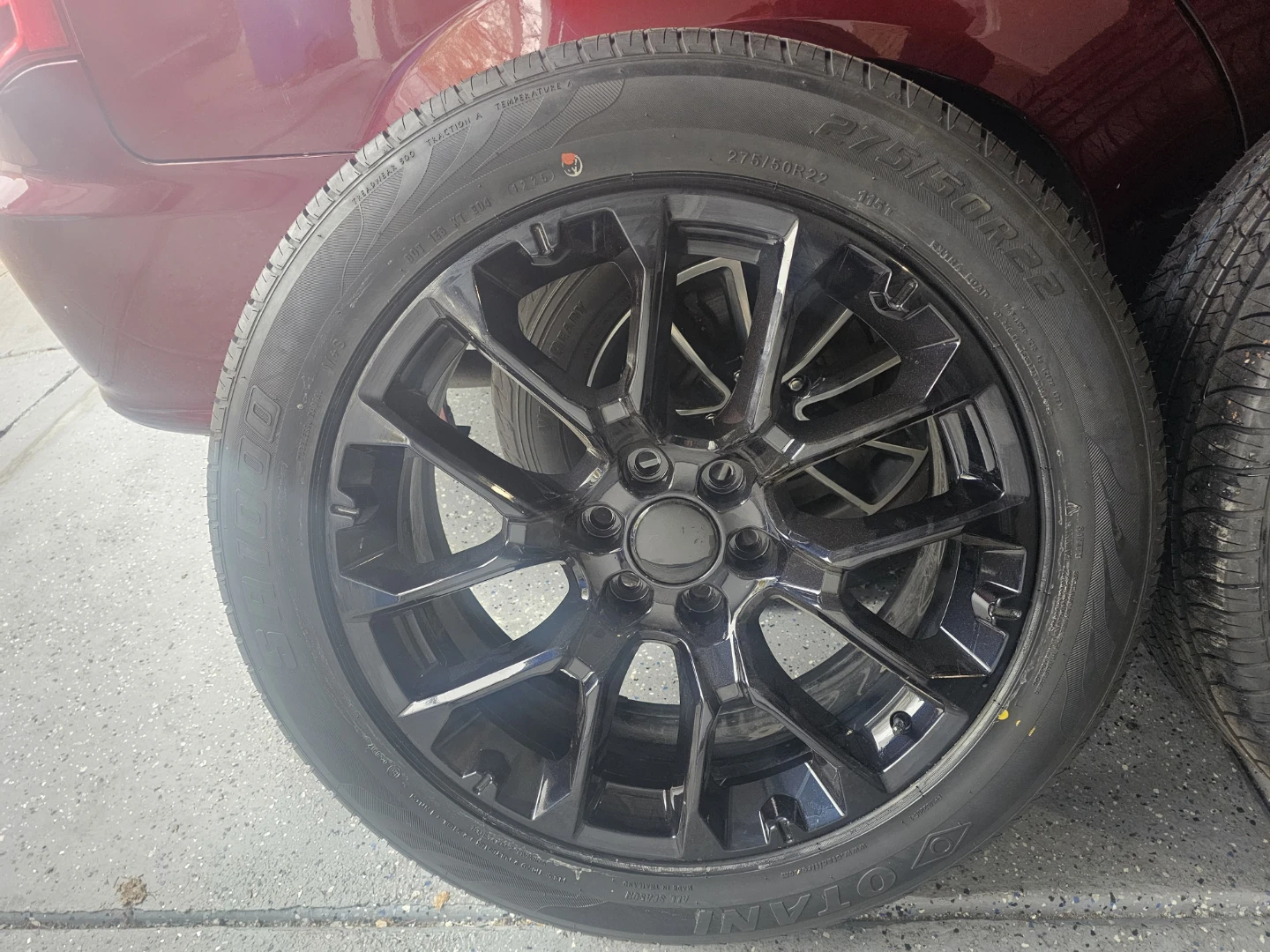 New 22 inch rims wheels with new tires 6 lug 6x139.7 6x5.5 - photo 3