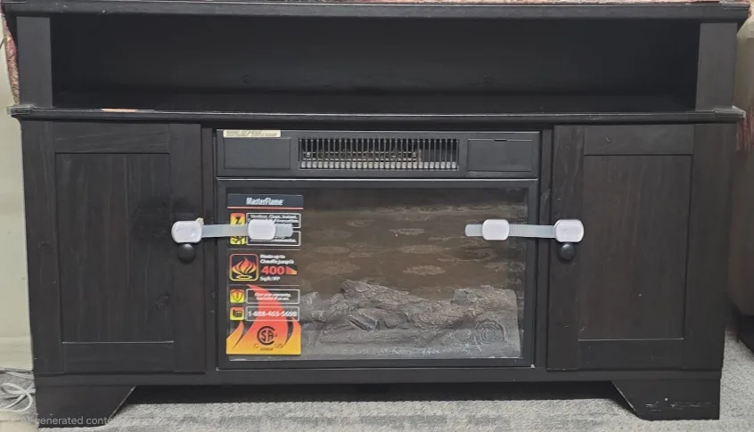 MasterFlame Electric Fireplace Entertainment Unit