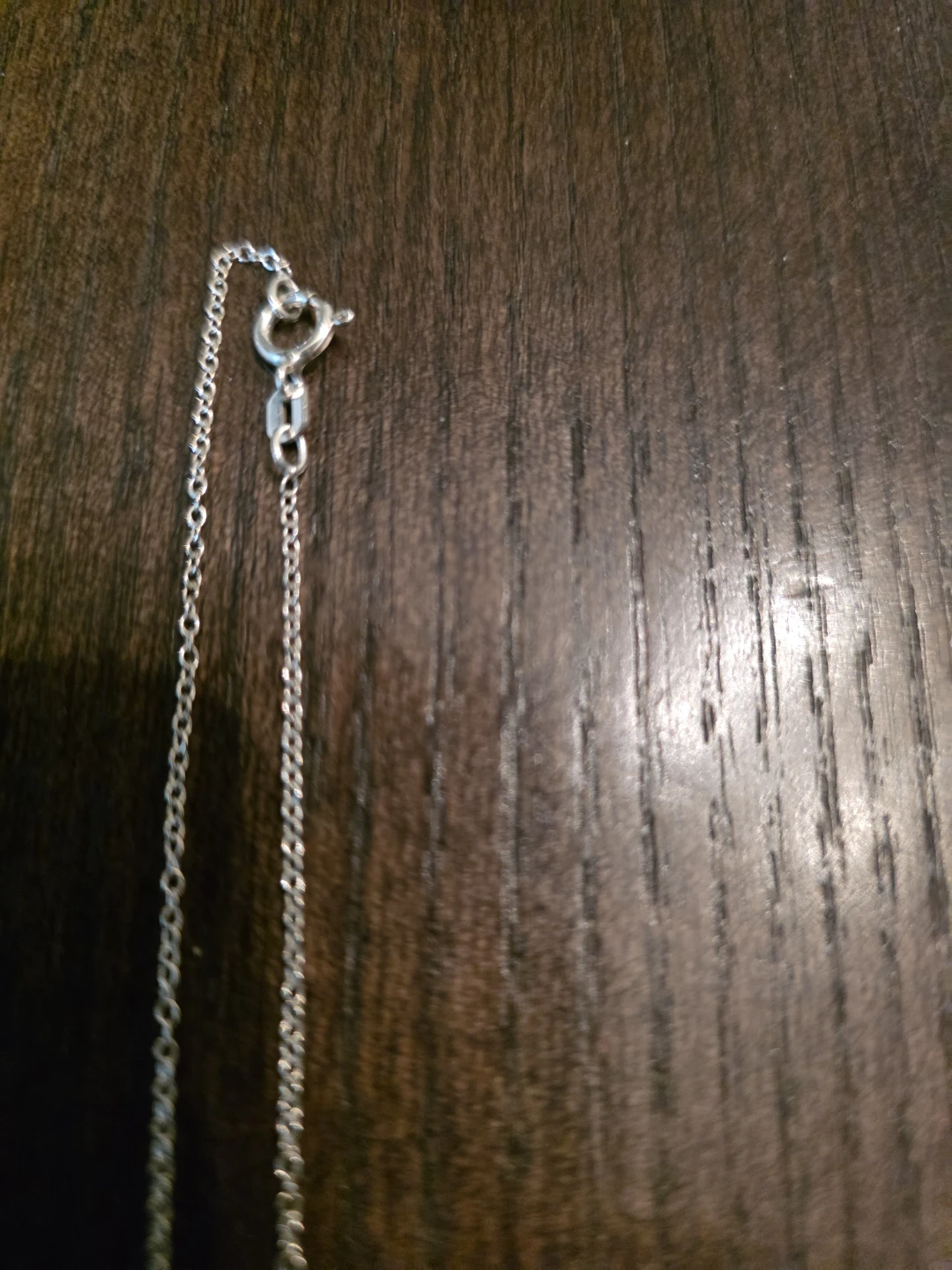 925 Sterling Silver w/Mother & Child pendant 20" 2 grams - photo 4