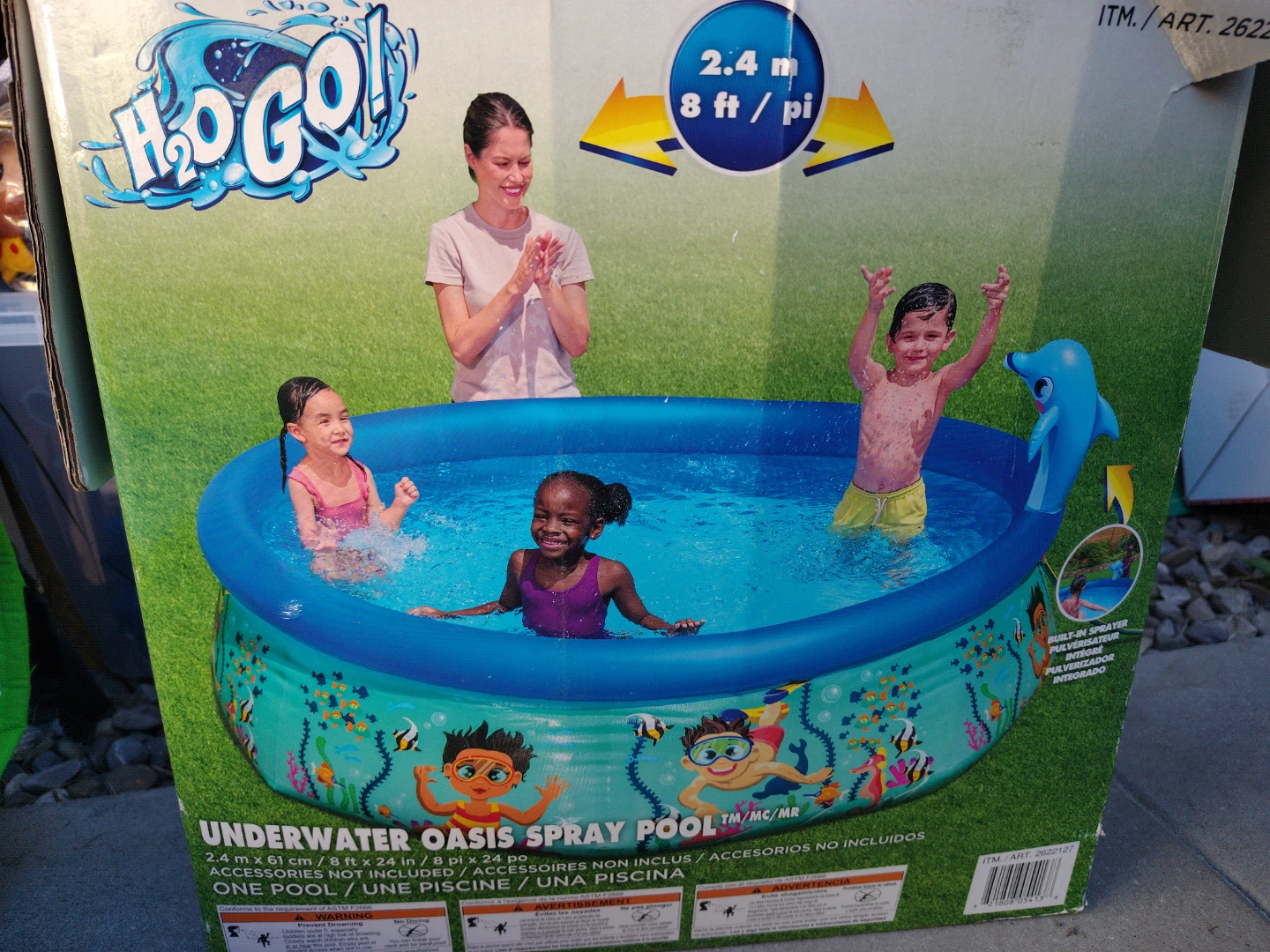 H2OGO! Underwater Oasis Spray Pool