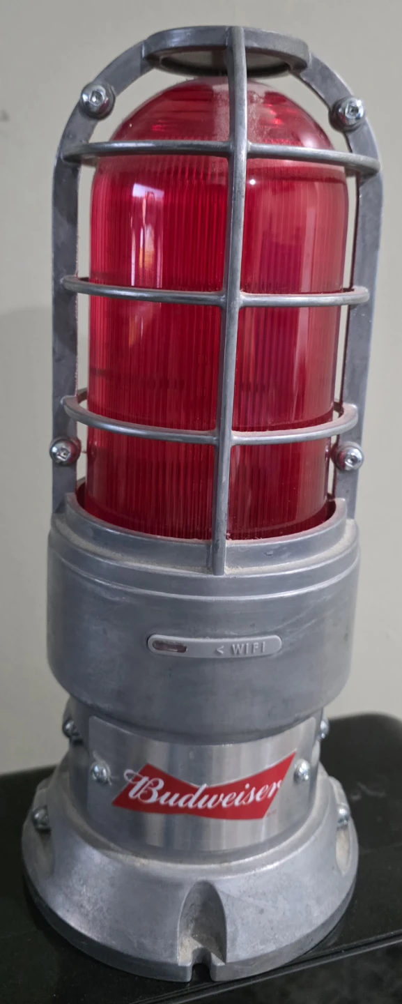 Like New Budweiser Red Goal Light