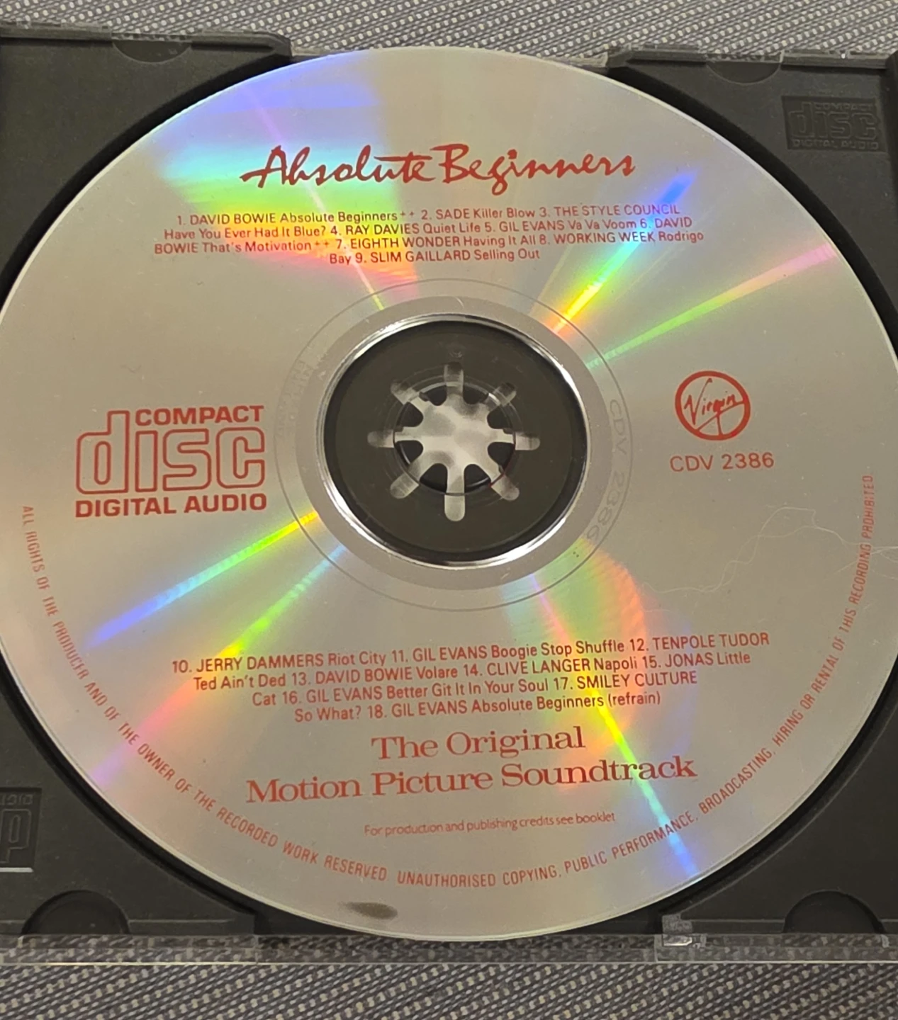 Absolute Beginners Original Motion Picture Soundtrack CD - photo 2