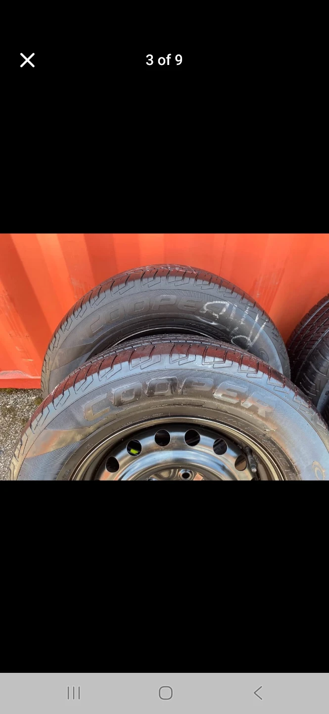 4 COOPER all season tires rims (225 65 16) pattern (5x127) - photo 3