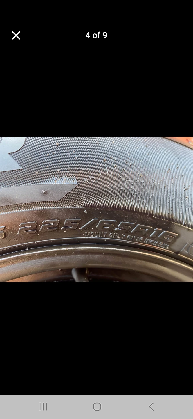 4 COOPER all season tires rims (225 65 16) pattern (5x127) - photo 4