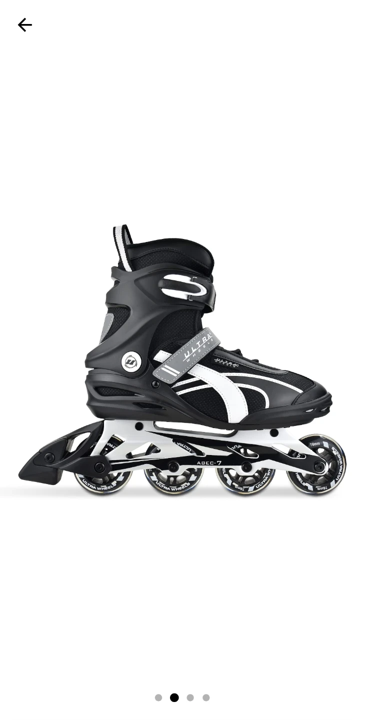 Utrawheels: Black Inline Skates Men's Sz US9 42.5cm - photo 2