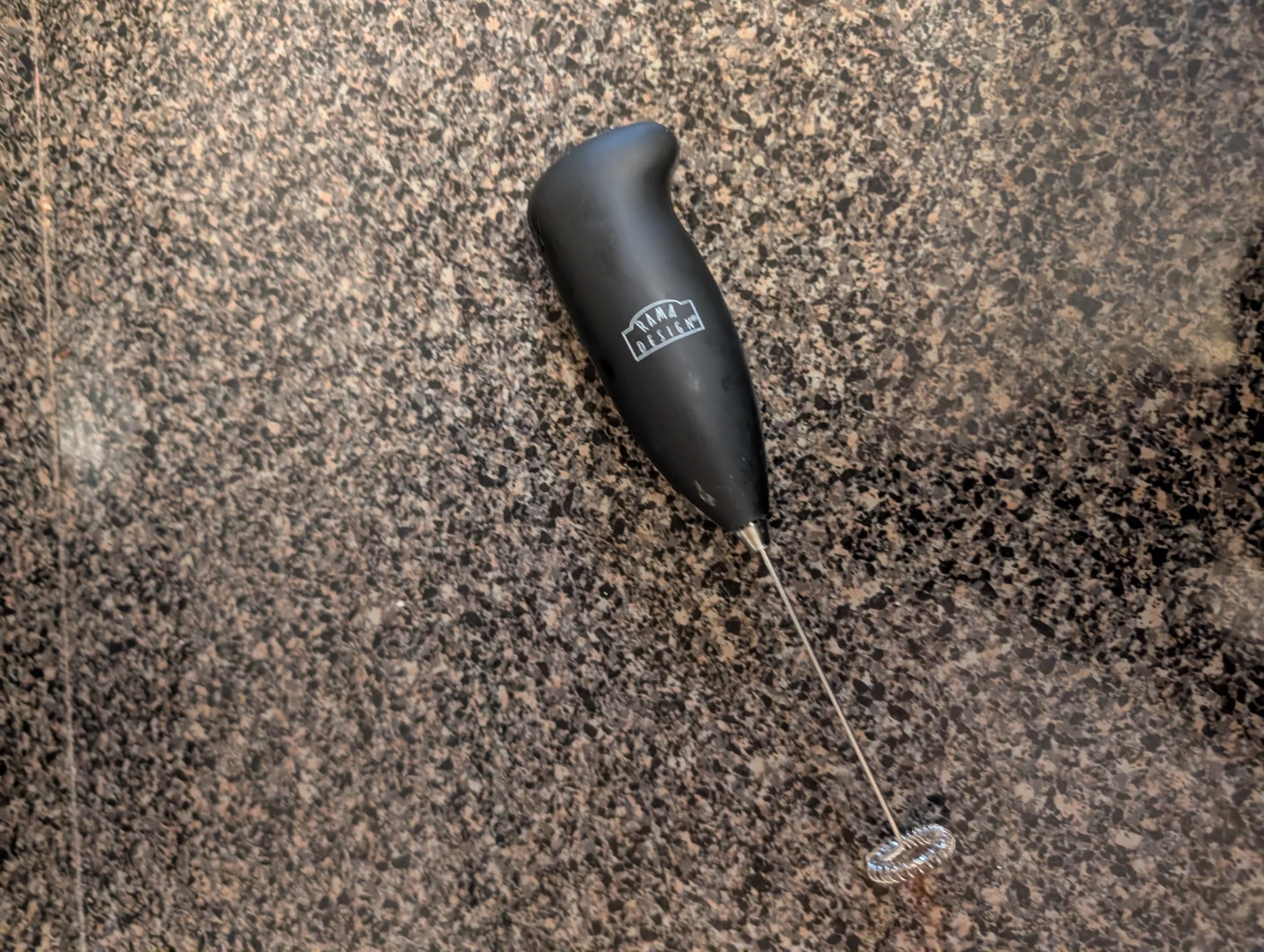 Black Handheld Milk Frother - photo 4