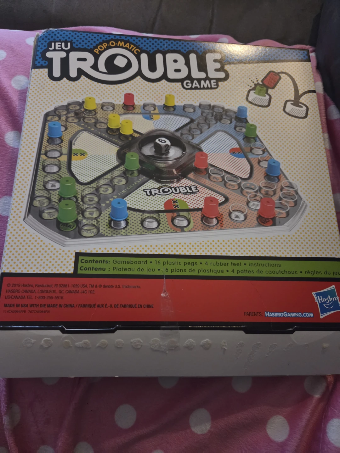 Trouble Pop-O-Matic Game - photo 2