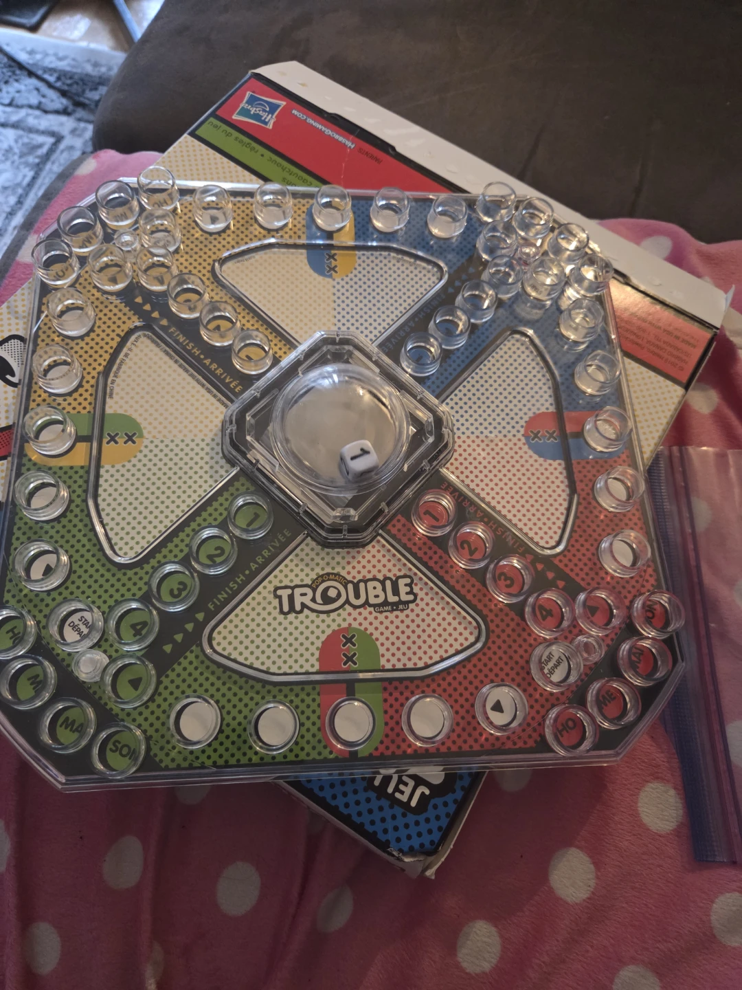Trouble Pop-O-Matic Game - photo 3