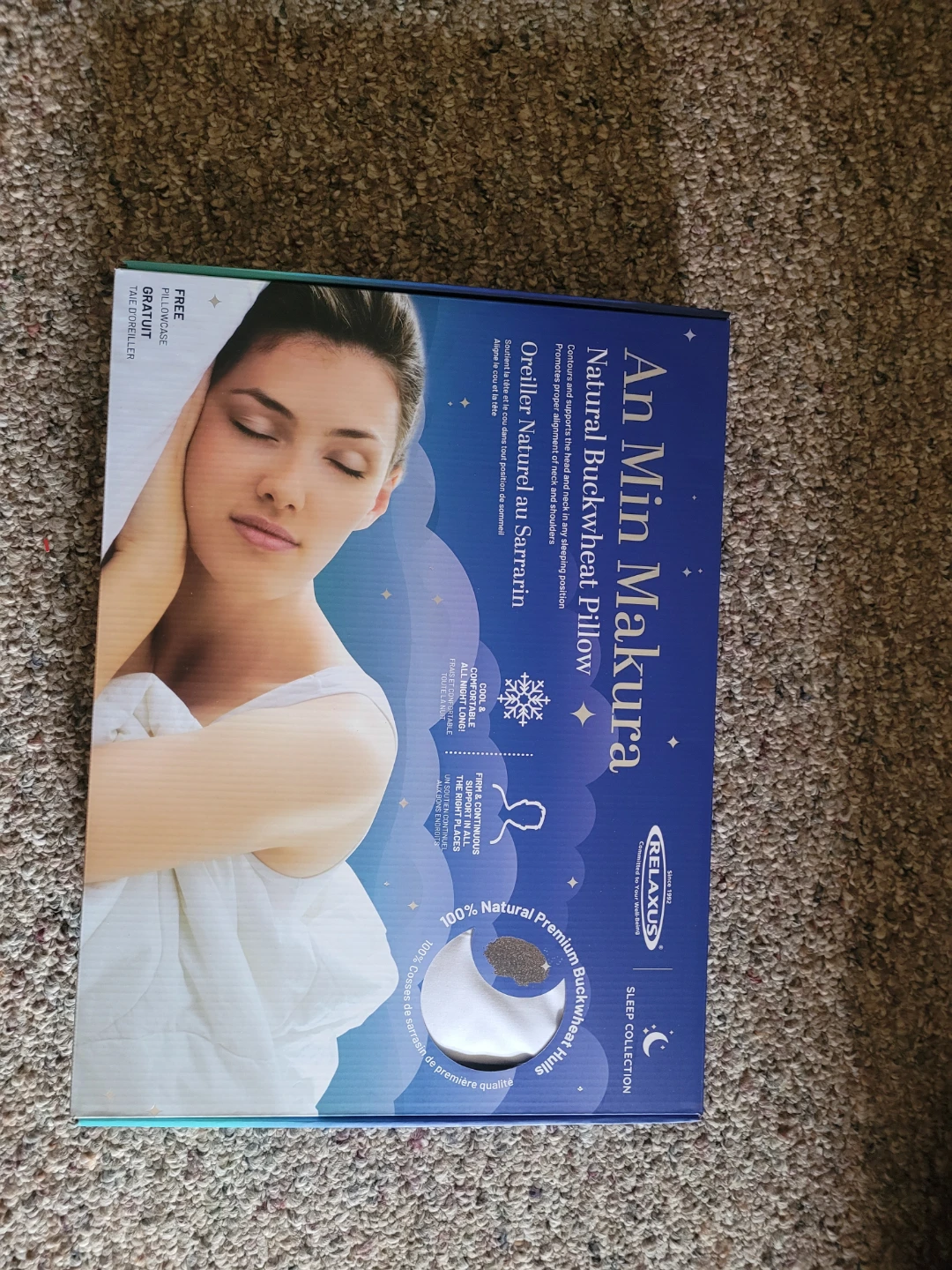 Relaxus An Min Makura Natural Buckwheat Pillow