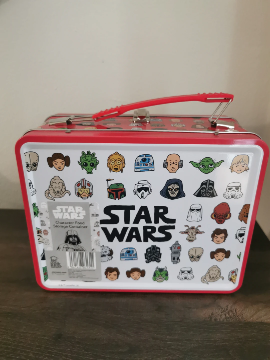 Star Wars Character Food Storage Container Lunch Box Tin - photo 2