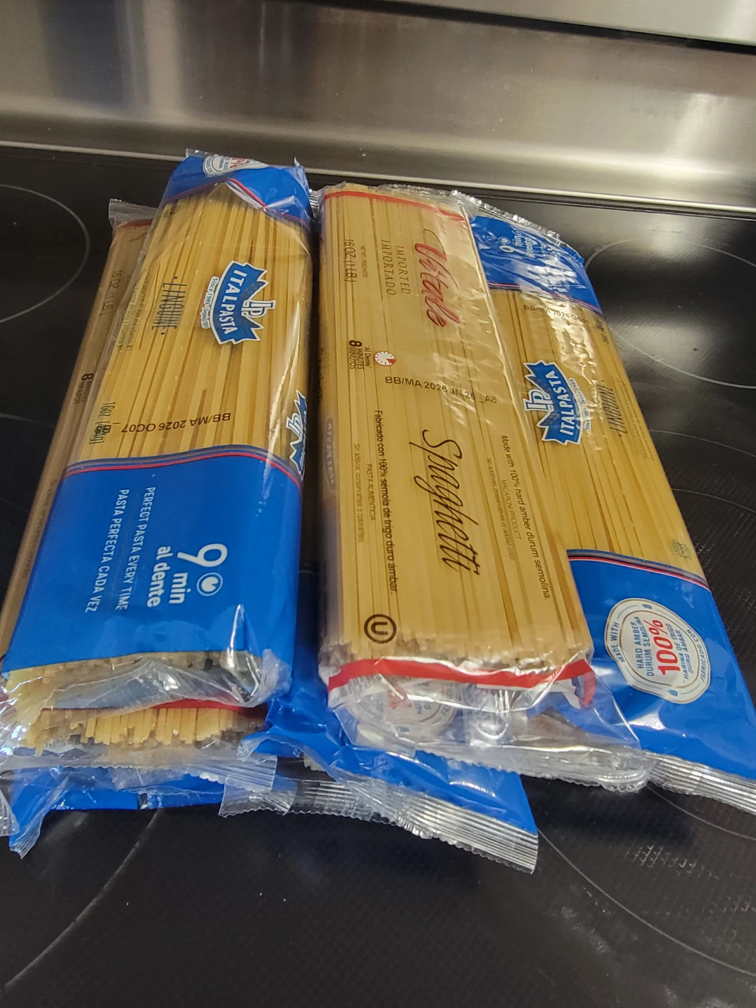 Italpasta Spaghetti and Linguine Pasta - 8x 15-16 oz