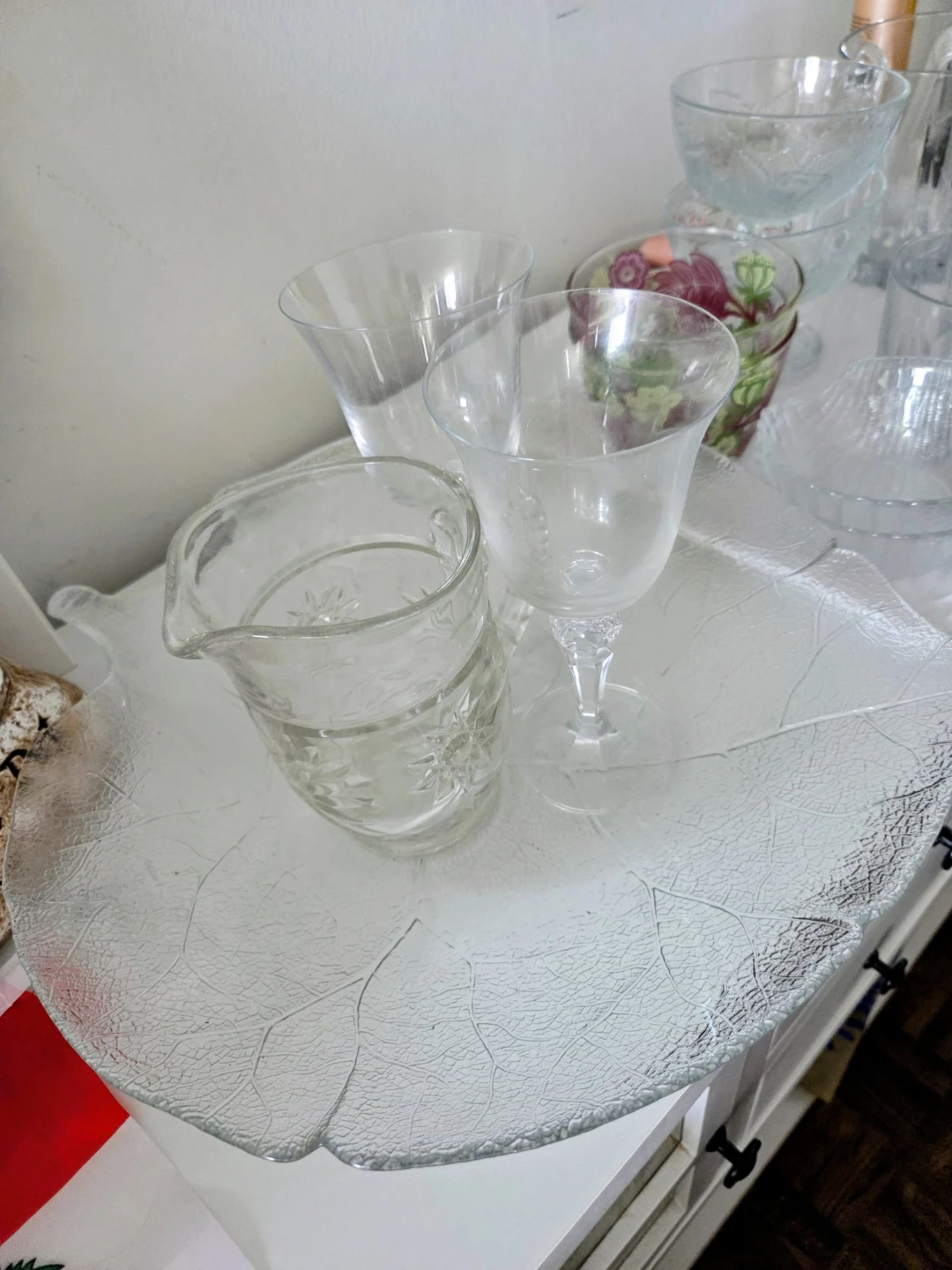 Glassware Set - Serving Tray, Pitcher, Glasses & Bowls - photo 2