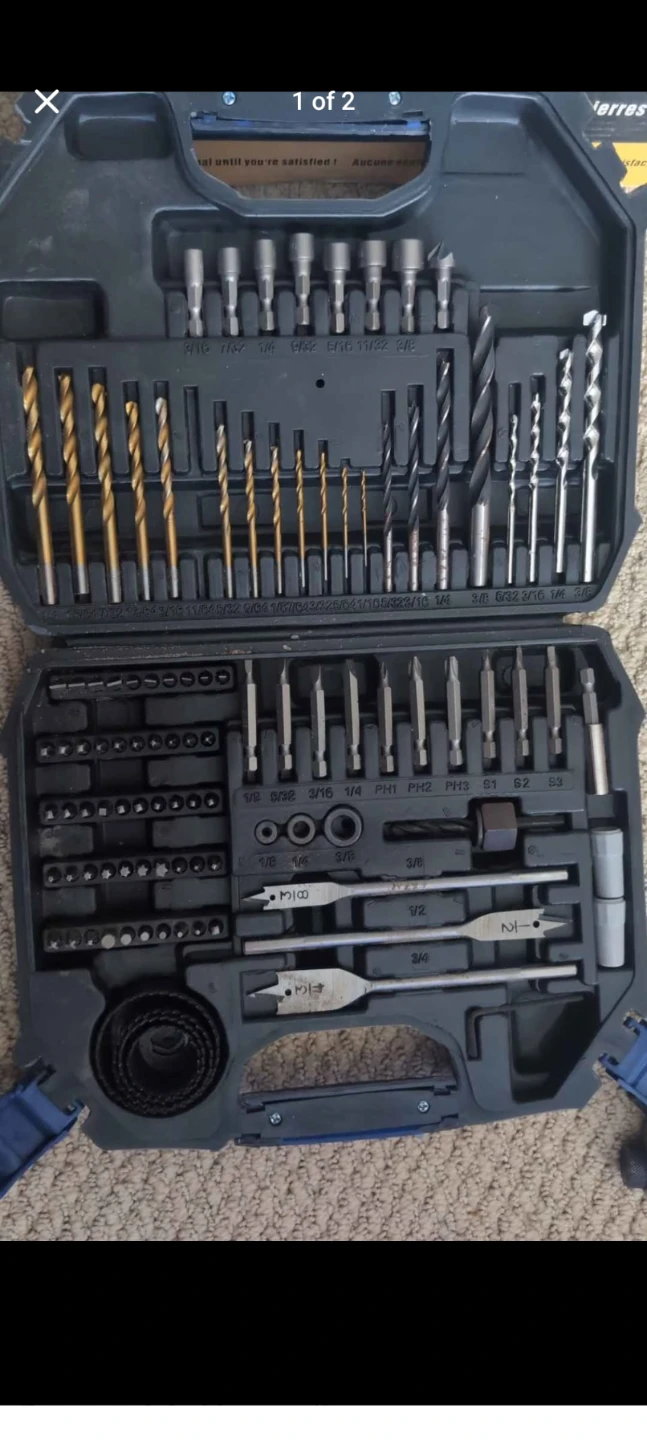 Mastercraft Drill Bit set.