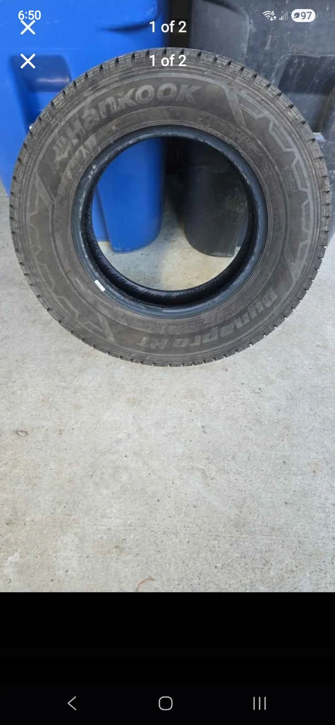 4 x hankook 225/75R16 10 PLY