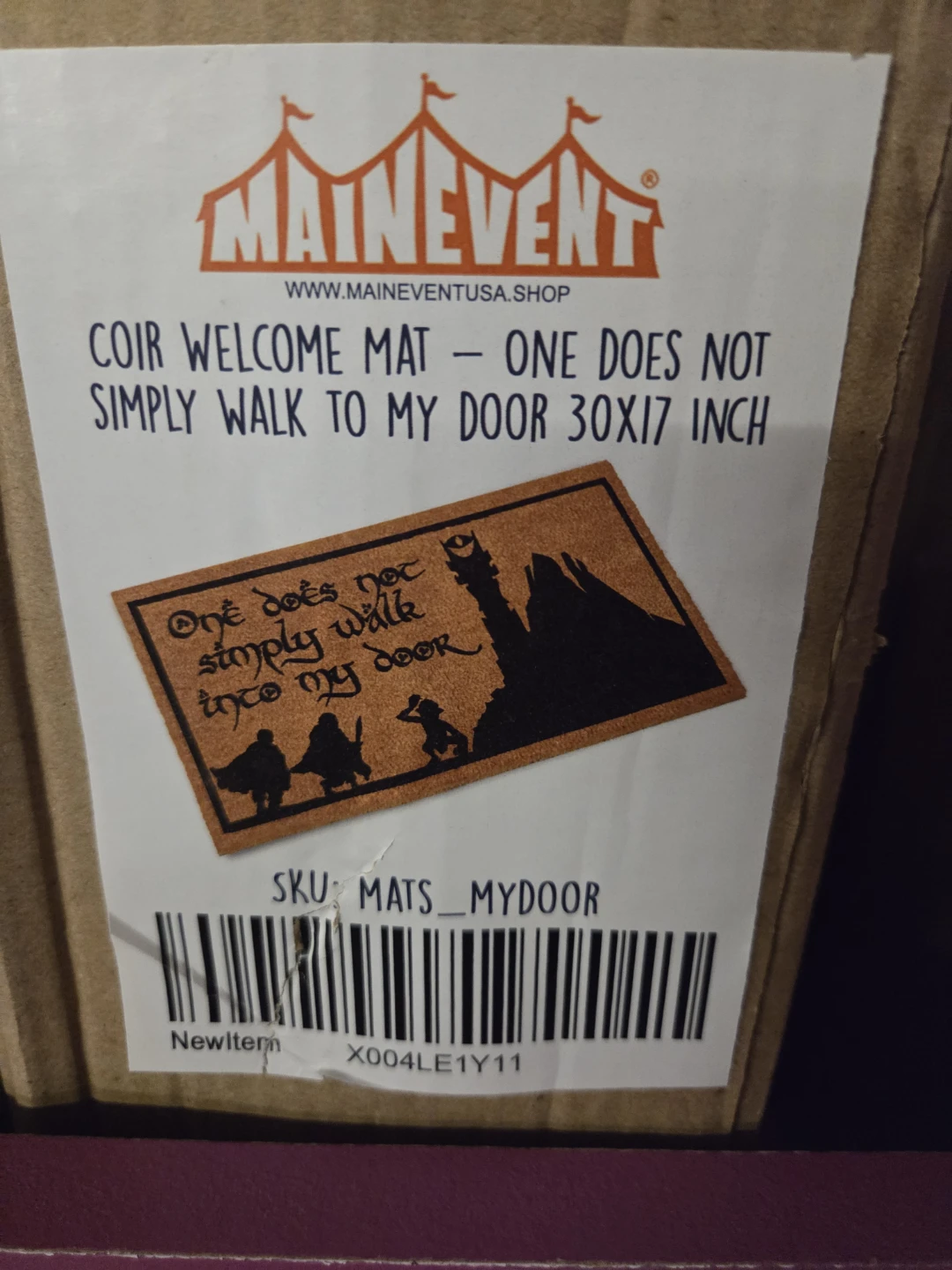 Mainevent Coir Welcome Mat - 30x17 Inch - photo 5