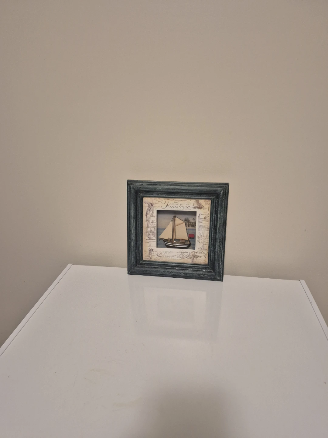 Freecycle Framed Nautical Sailboat Art - photo 2