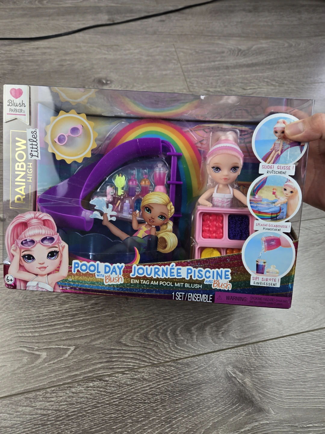 Rainbow high littlest pool day toy