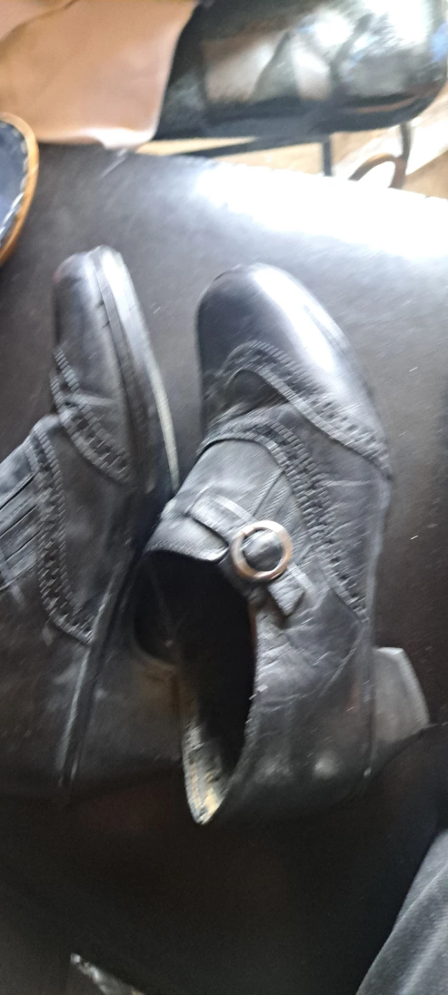 I Love Comfort Black Leather Buckle Shoes - photo 2