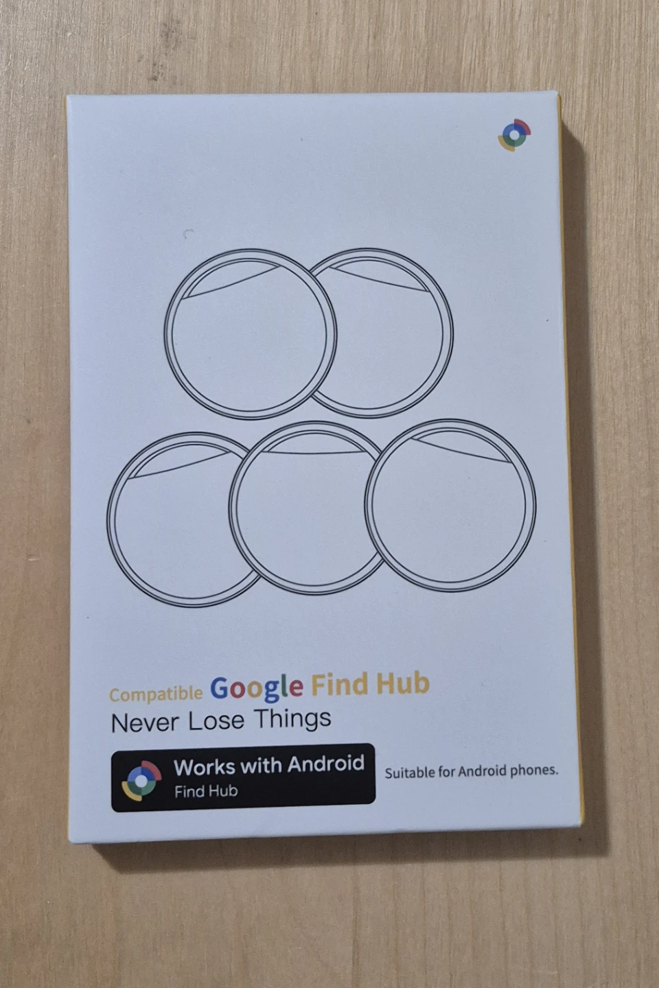 NIB)Google Find Hub Smart Tag Never Lose Things!