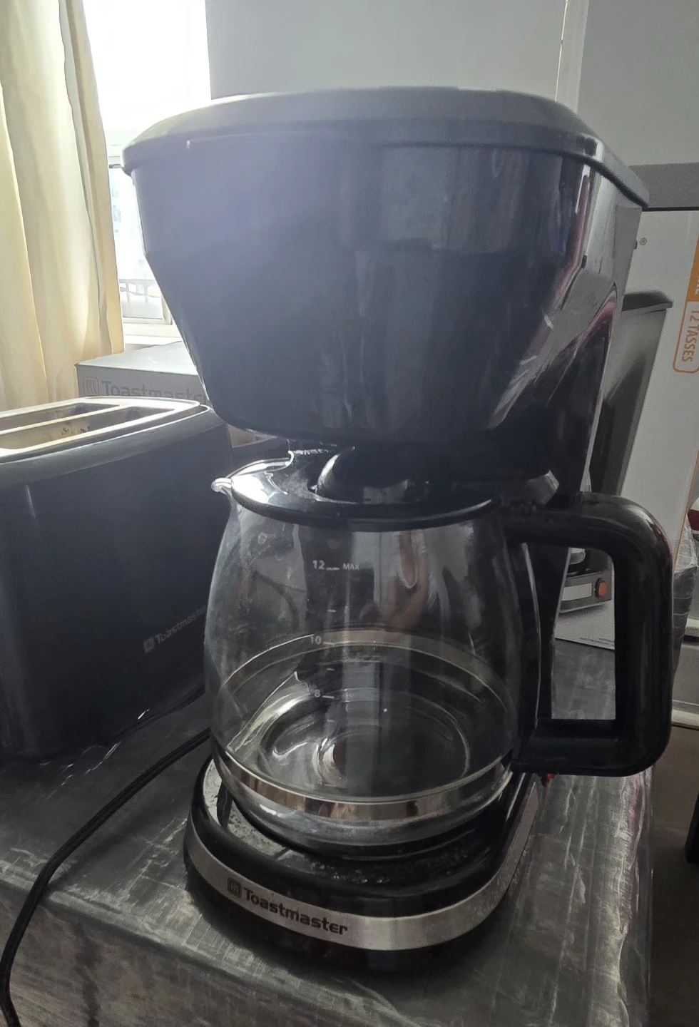 Toastmaster 2 Slice Toaster and 12-Cup Coffee Maker Combo - photo 4