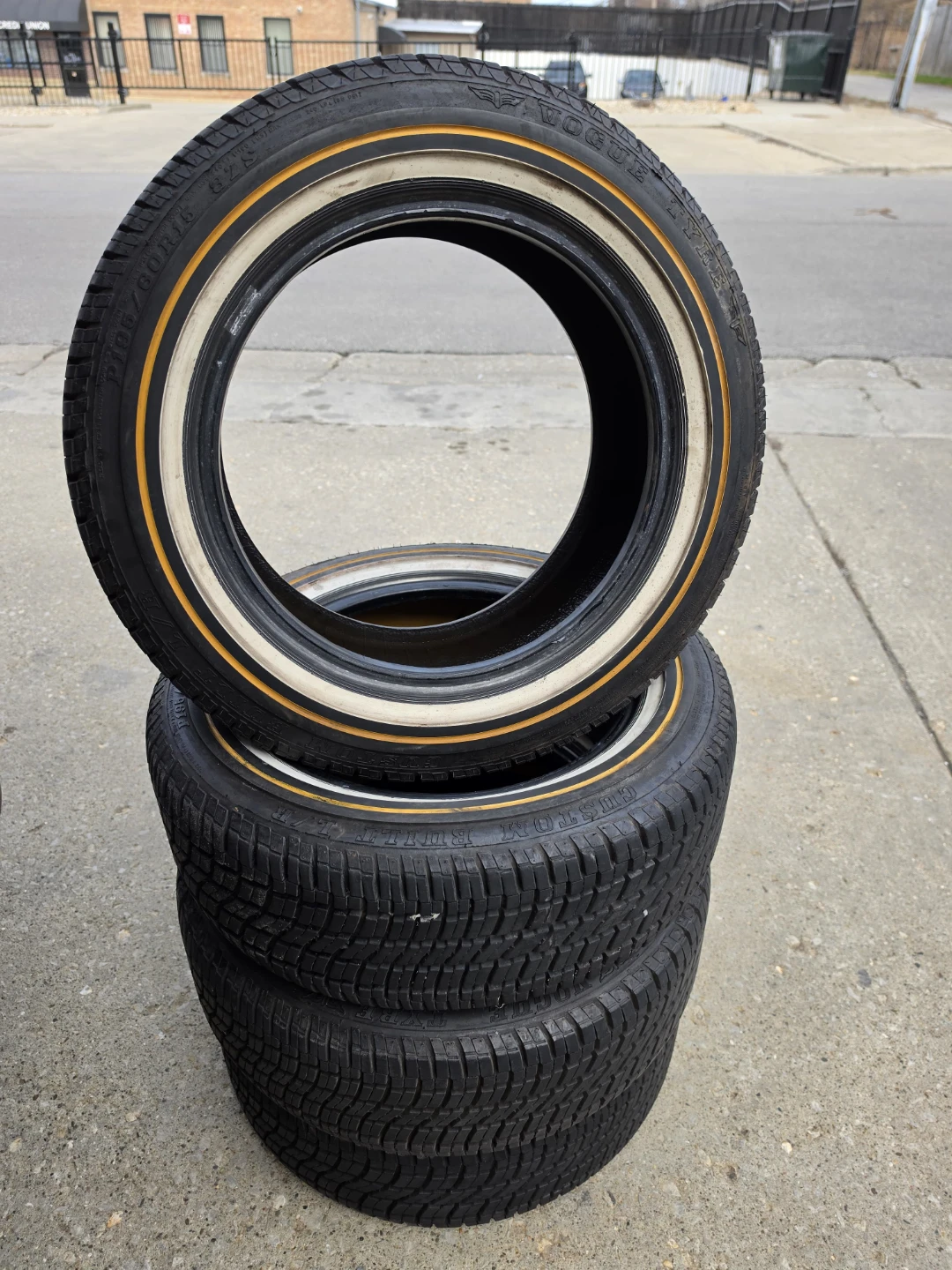 New 15 inch rims wheels 4x100 w. Vogue tires - photo 4