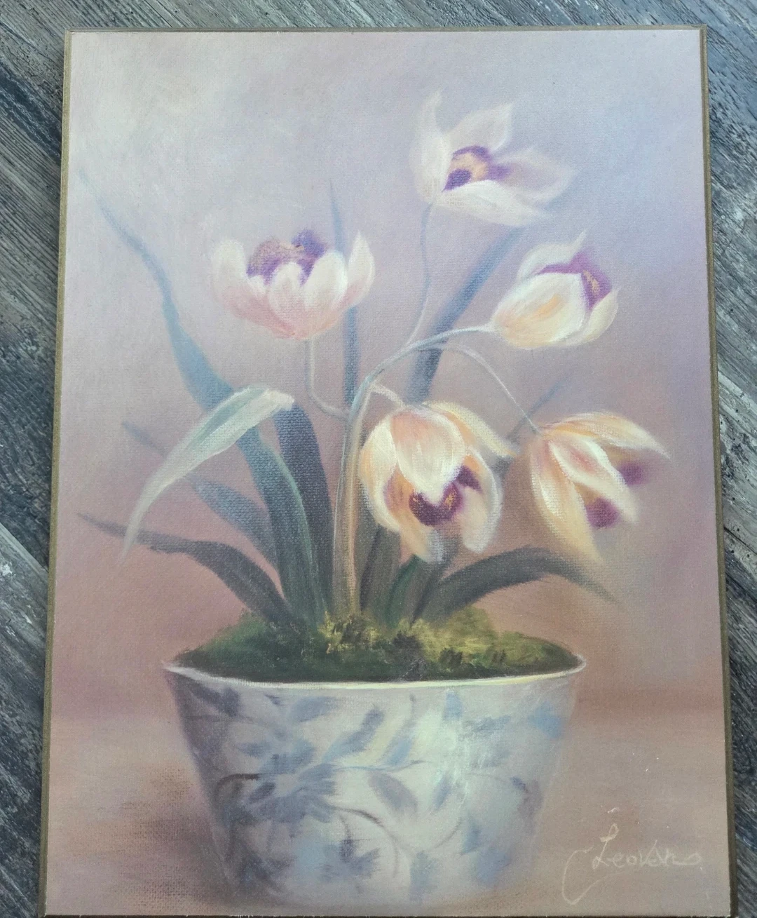 Floral Painting in Decorative Pot - photo 2