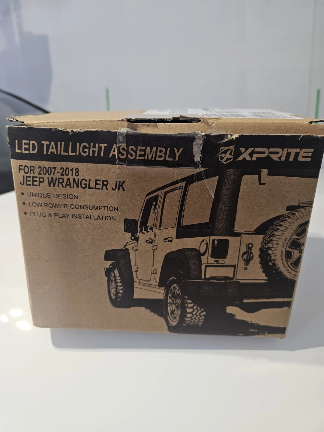 Xprite LED Taillight Assembly for Jeep Wrangler JK (2007-2018)