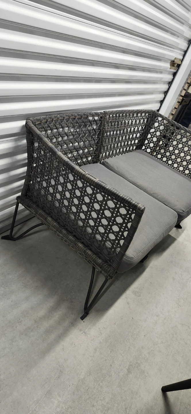 Ikea outdoor chairs of 2 with cushions - photo 3