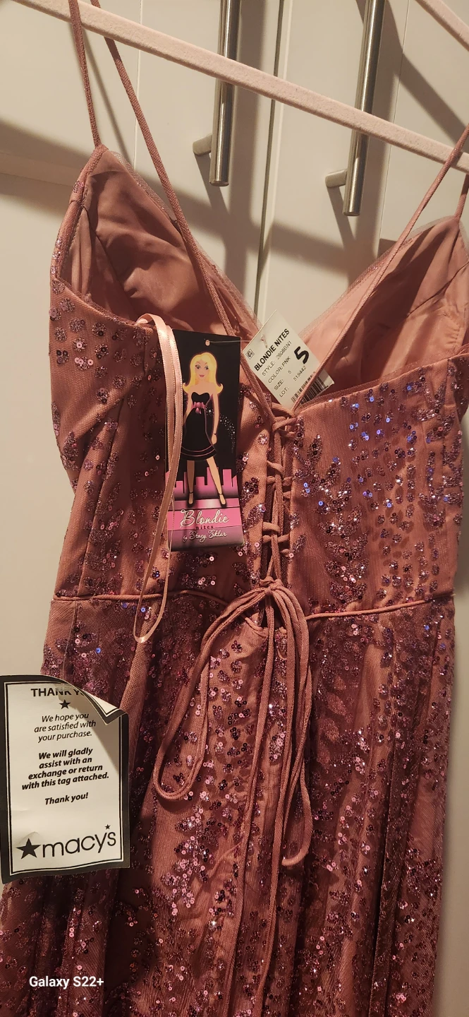 Blondie Nites Sequin Mini Dress Size 5 - photo 3