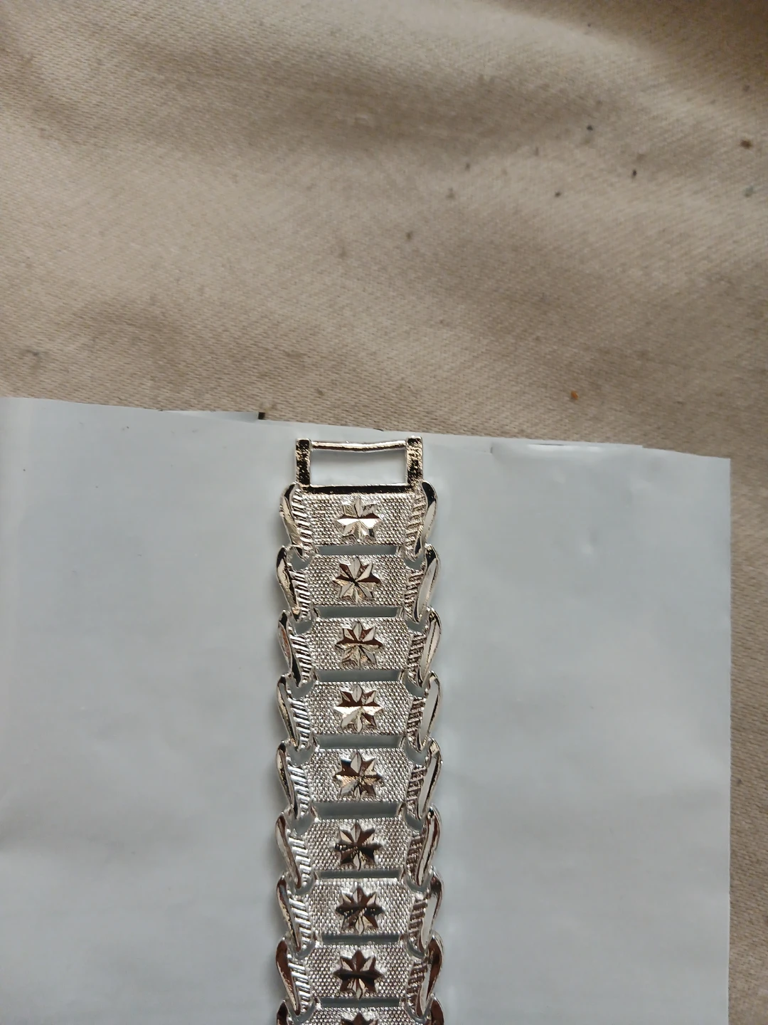 925 Silver Coin Design Anti-Allergy Bracelet - photo 2
