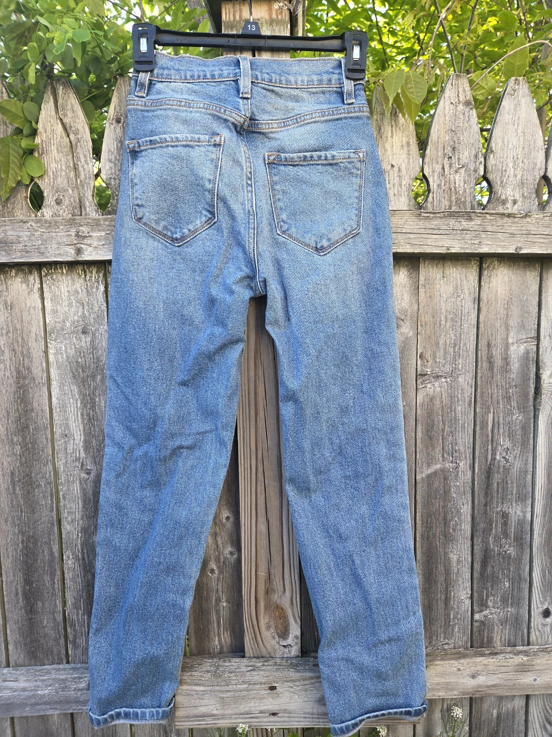 Fashion Nova Women's Blue Denim Jeans Size 0 - photo 2