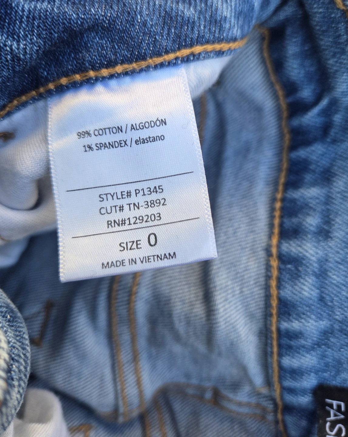 Fashion Nova Women's Blue Denim Jeans Size 0 - photo 4