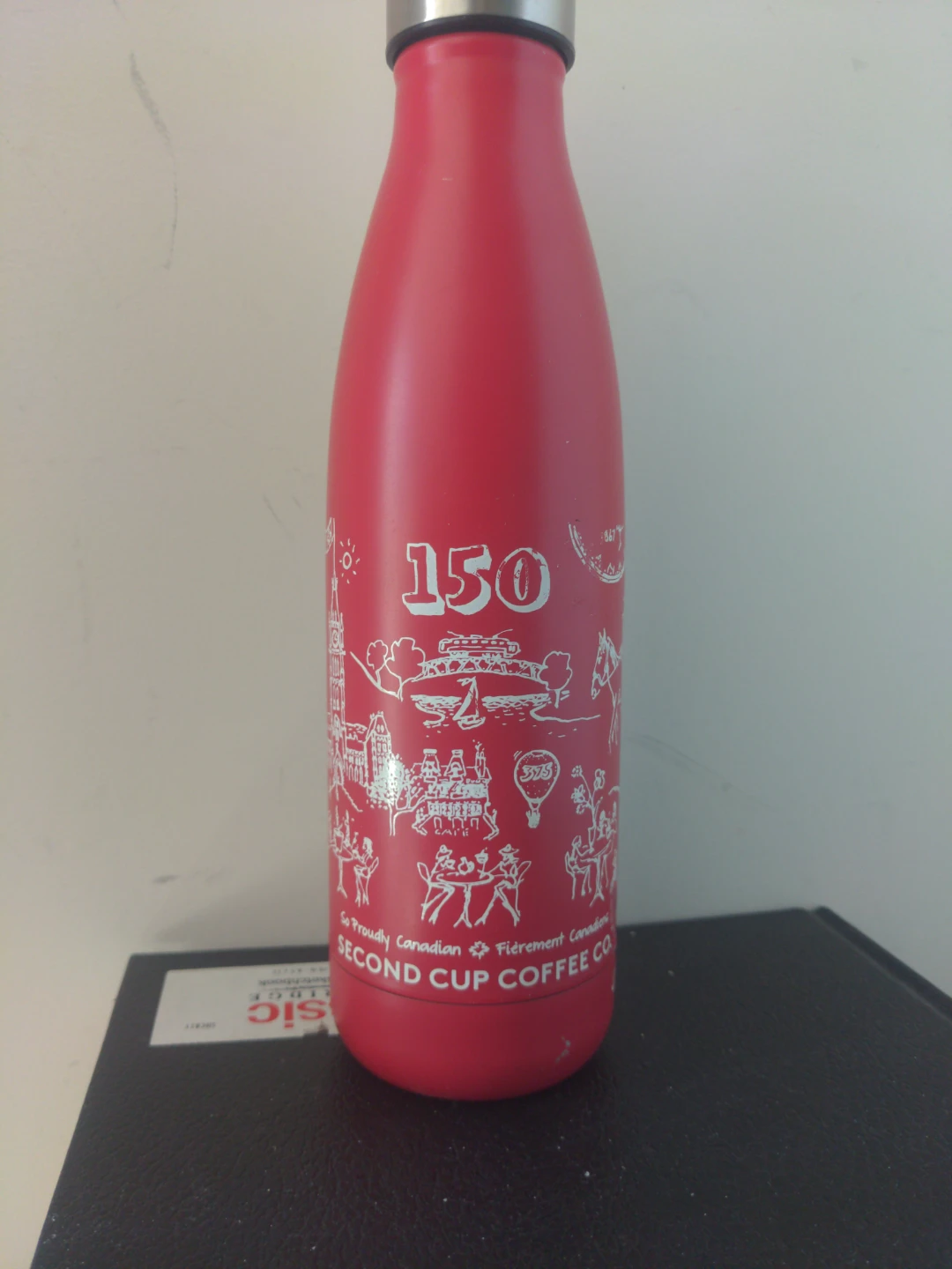 Second Cup Coffee Co. Water Bottle - Red
