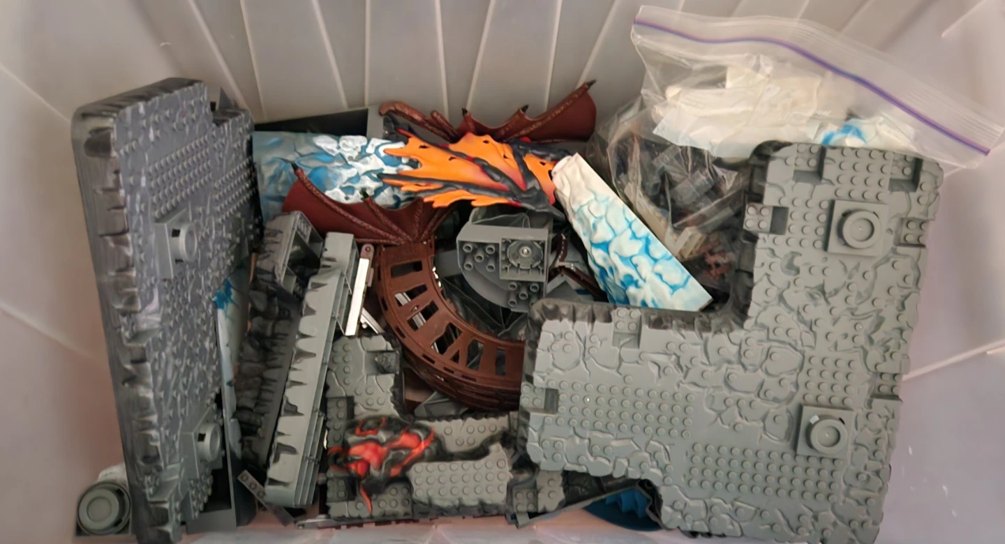 Mega Bloks Fire And Ice Dragons Mountain 9858 - photo 3