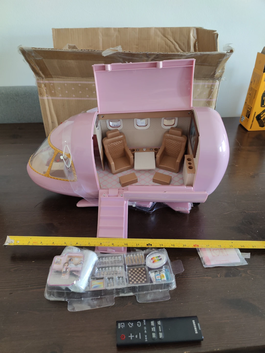 Lori Airplane for Mini Dolls Toy Jet & Accessories - Pink - photo 2