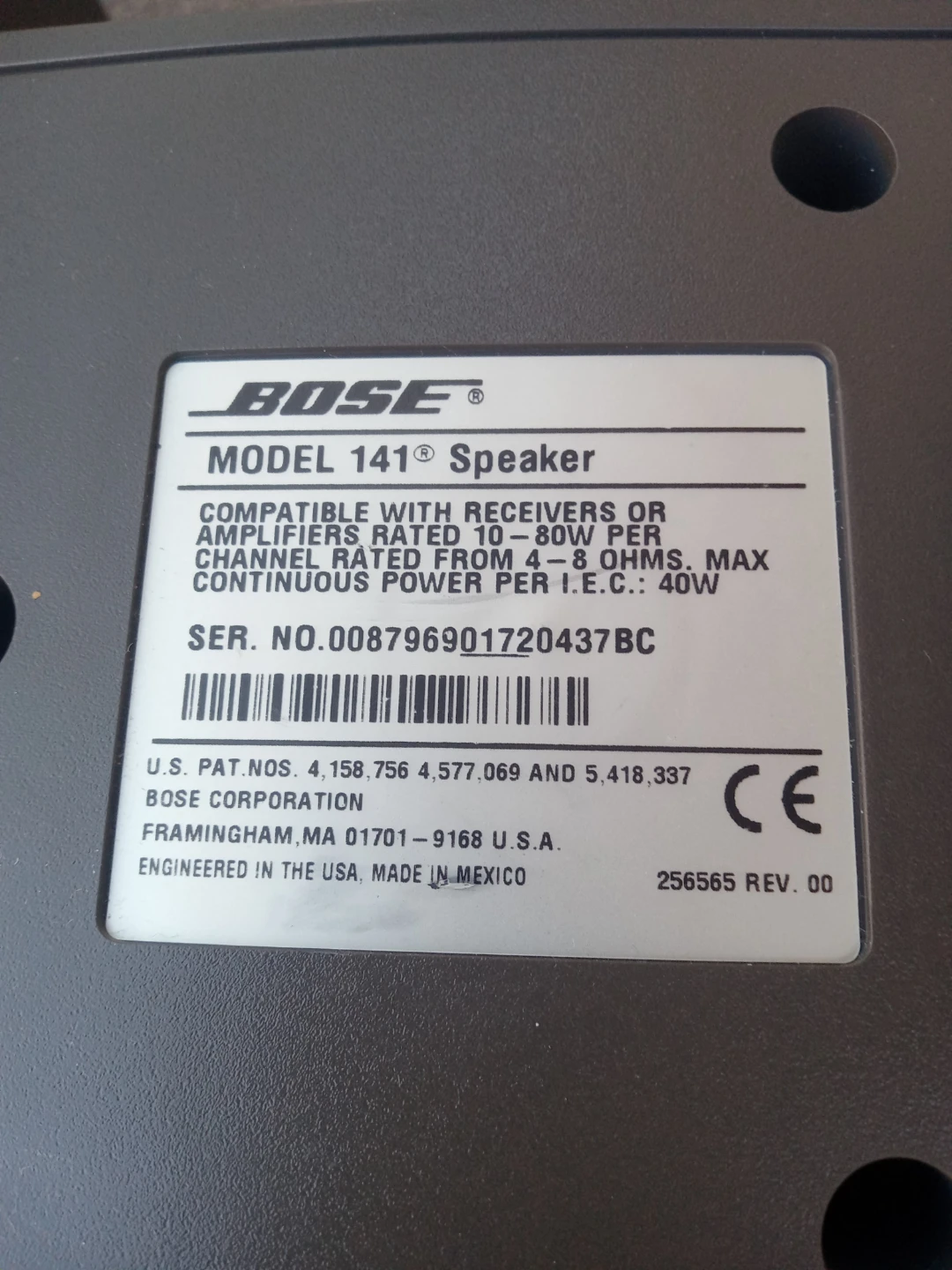 Bose Model 141 Speakers - photo 2