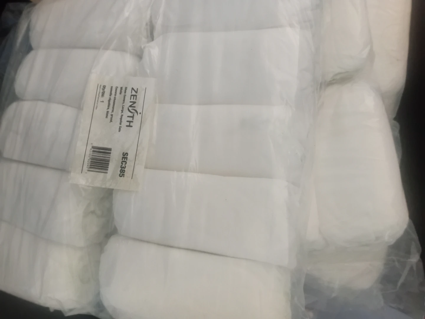 Zenith SEC385 Shoe Covers - Large, White