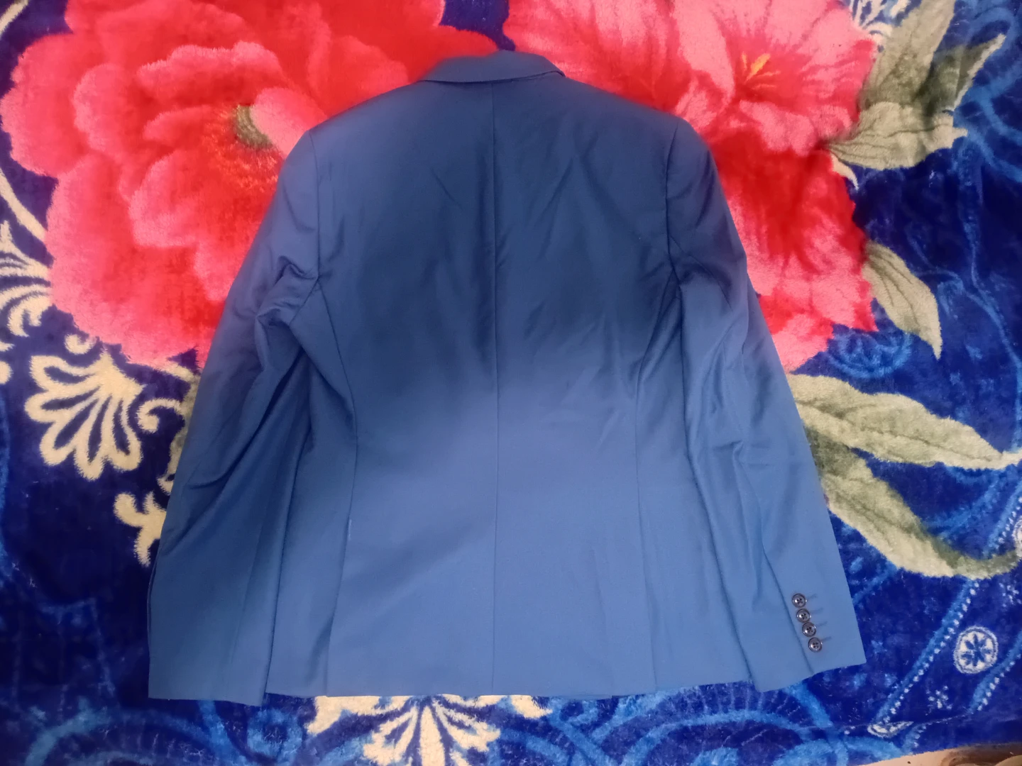 Blue Suit Jacket and Pants Set - photo 2