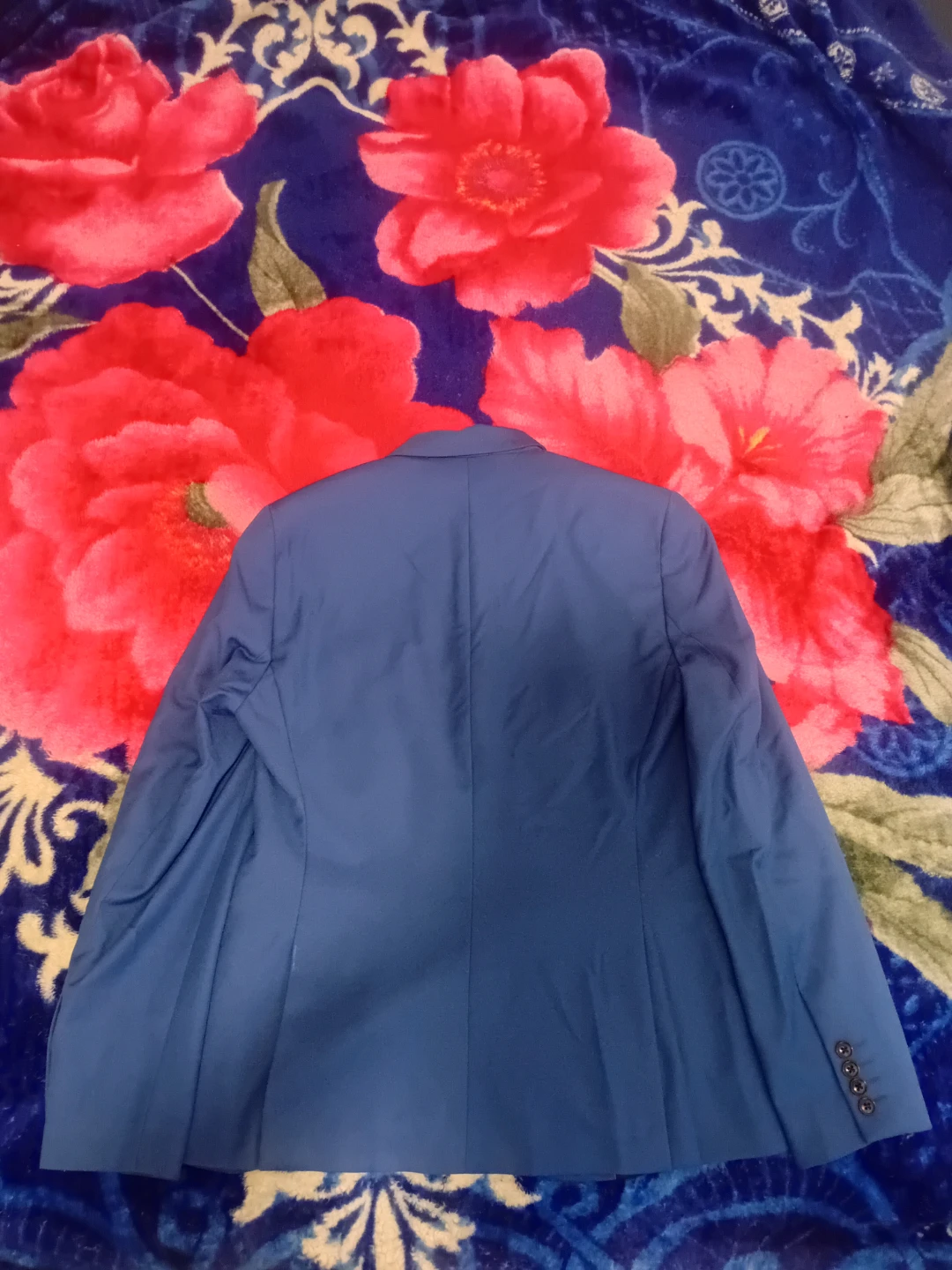 Blue Suit Jacket and Pants Set - photo 3