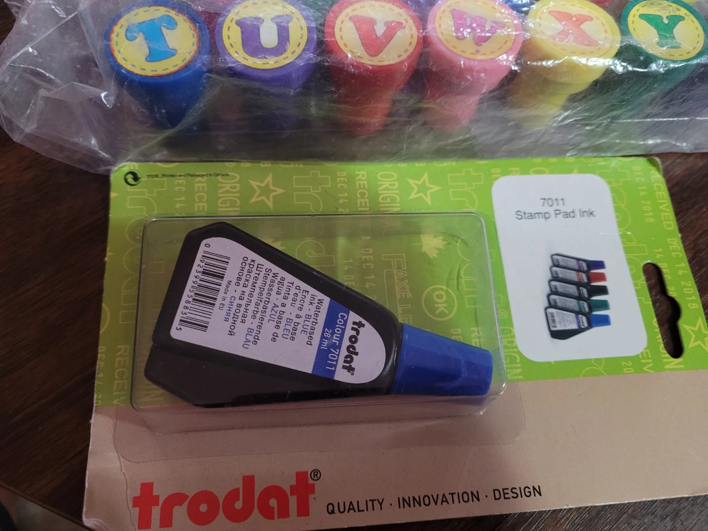 Trodat Alphabet Stamps and Ink Pad - photo 3