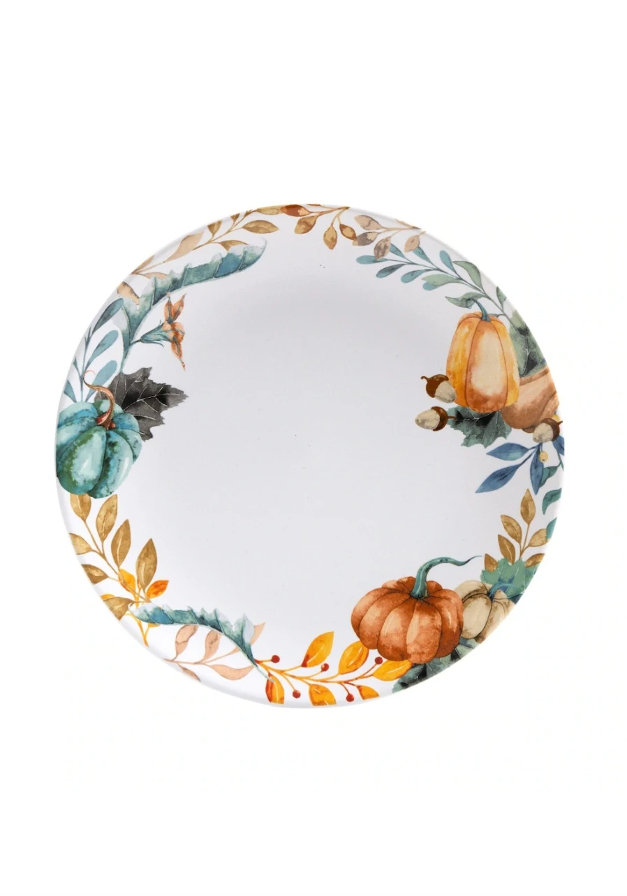 Brand New 12 Piece Pumpkin Dinnerware Set - photo 3