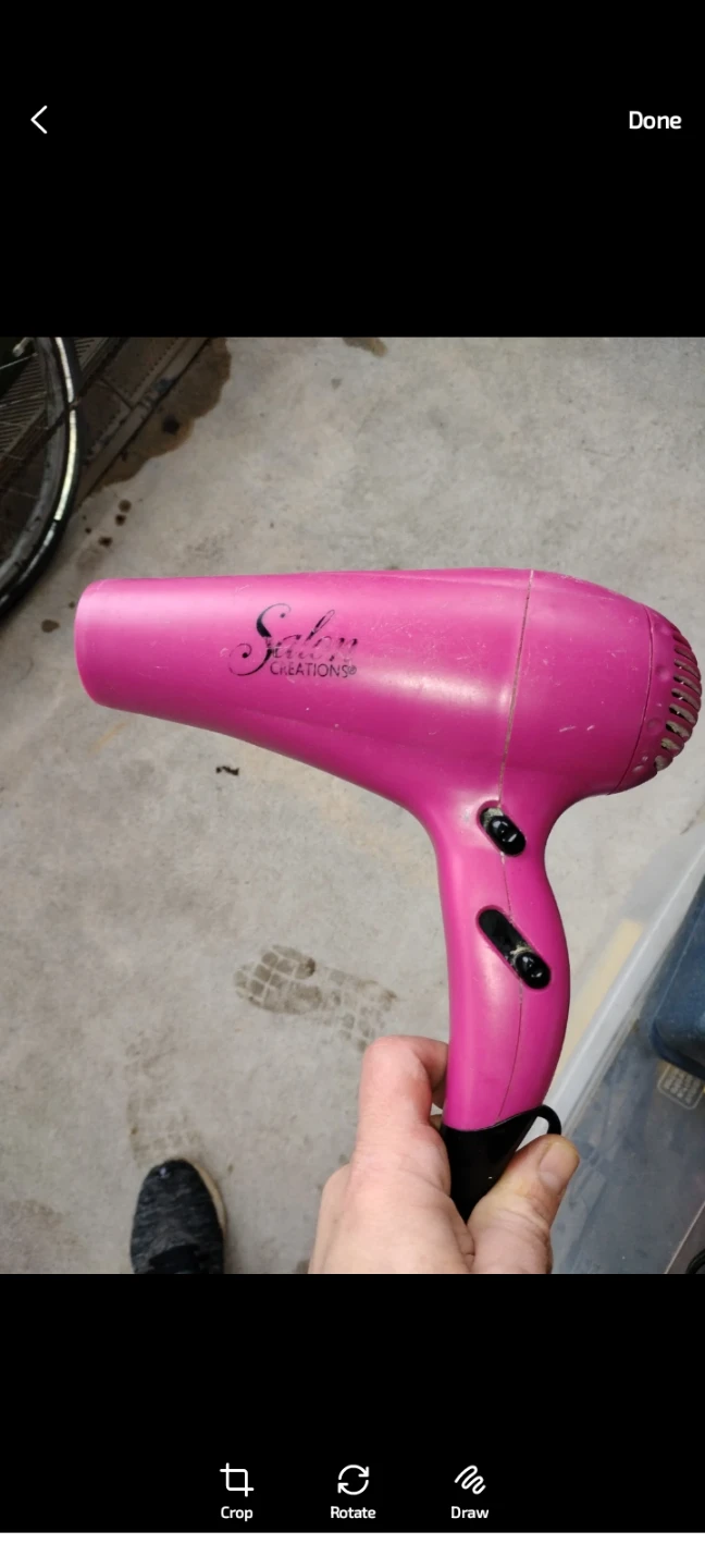 Salon Creations Pink Hair Dryer - photo 2