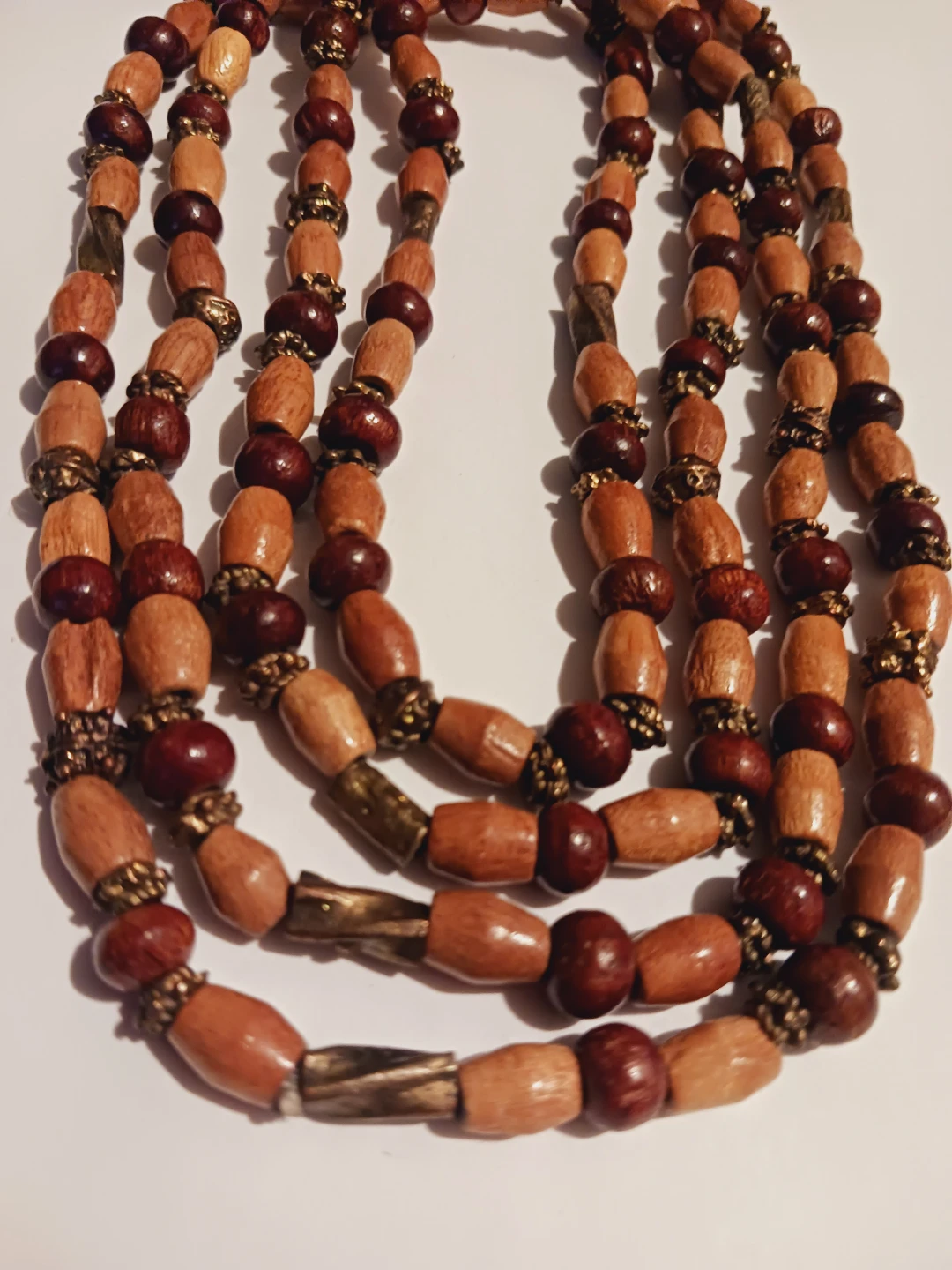 Long African Beaded Necklace