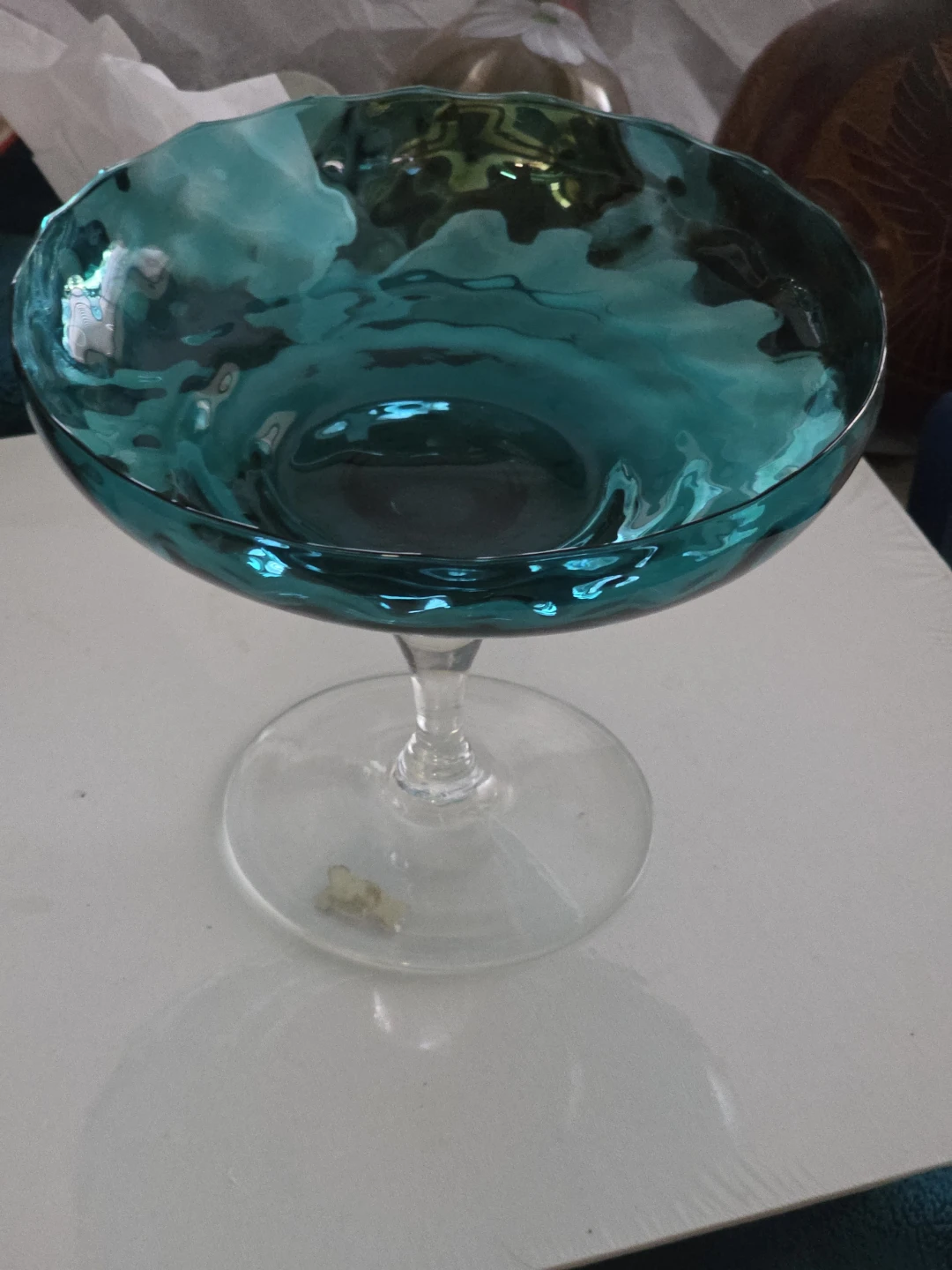 Vintage Italian Empoli Glass bowl