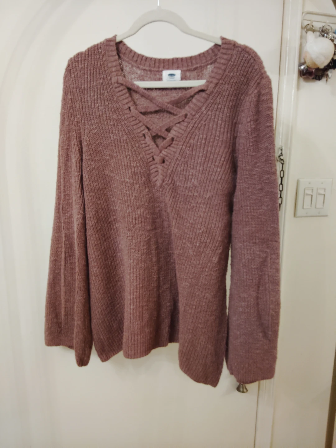 Old Navy Women's Lace-Up Sweater